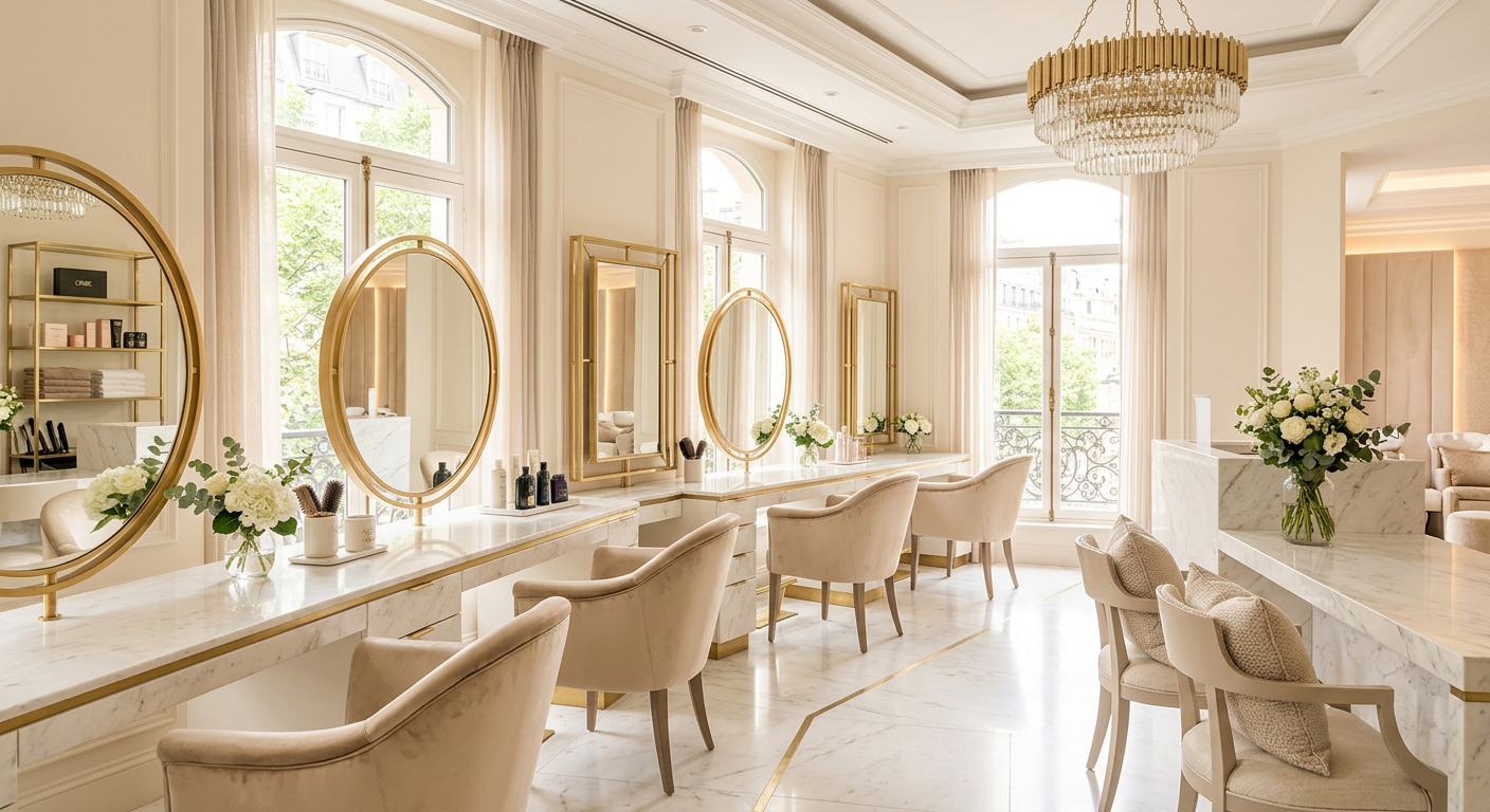 Wnętrze Anna Hair Studio — elegancki salon fryzjerski na Kazimierzu